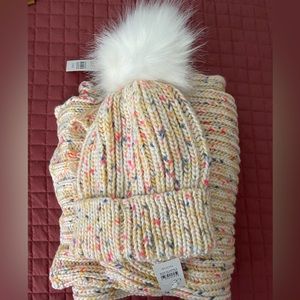 Loft - Matching hat & scarf set - multicolor